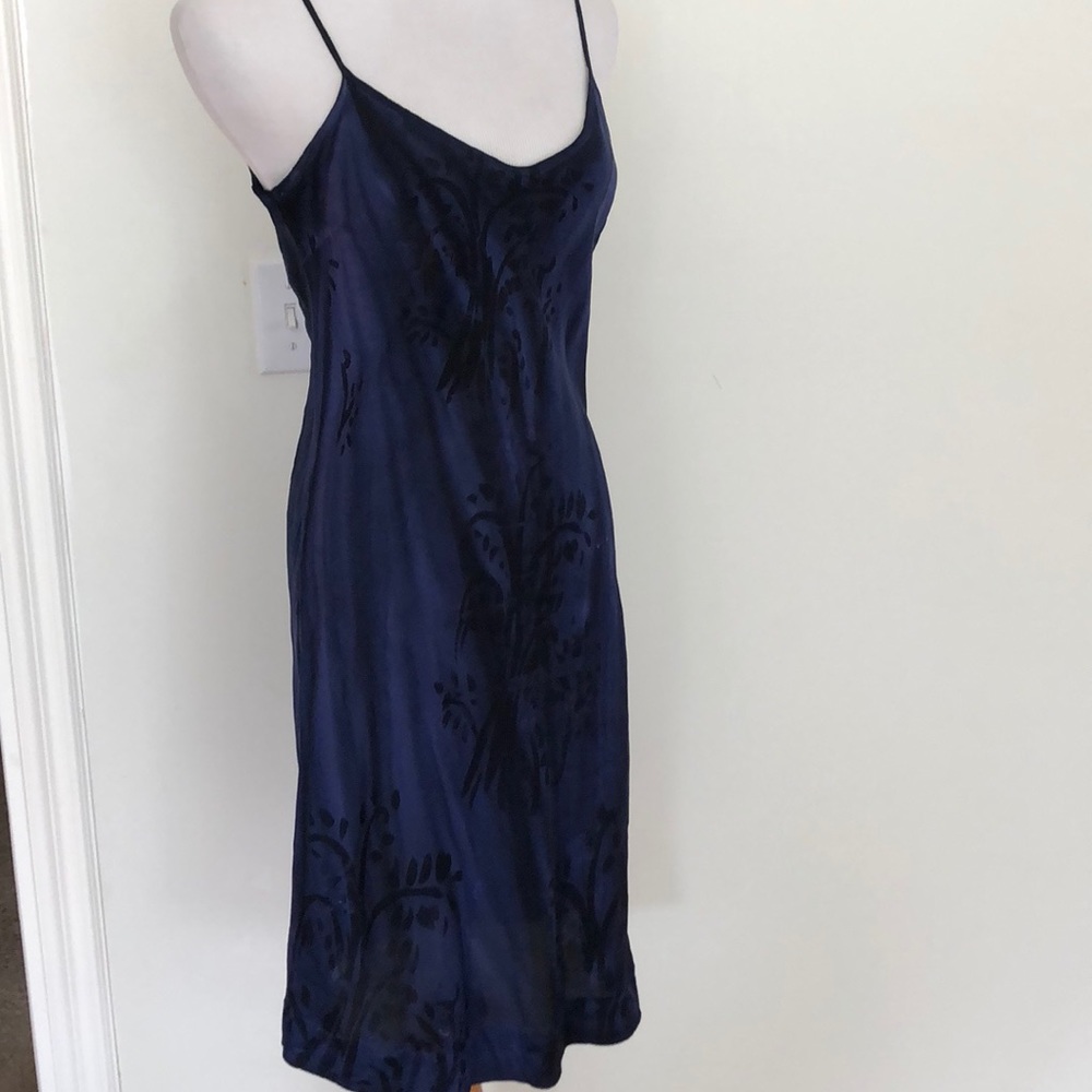 Marika Charles silk hand painted slip dress